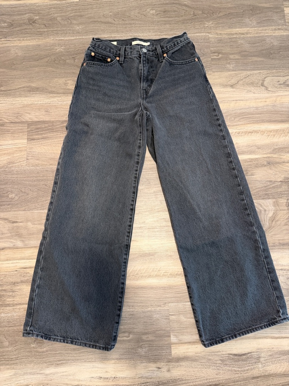 Levi's Black Wide-Leg Women's Jeans